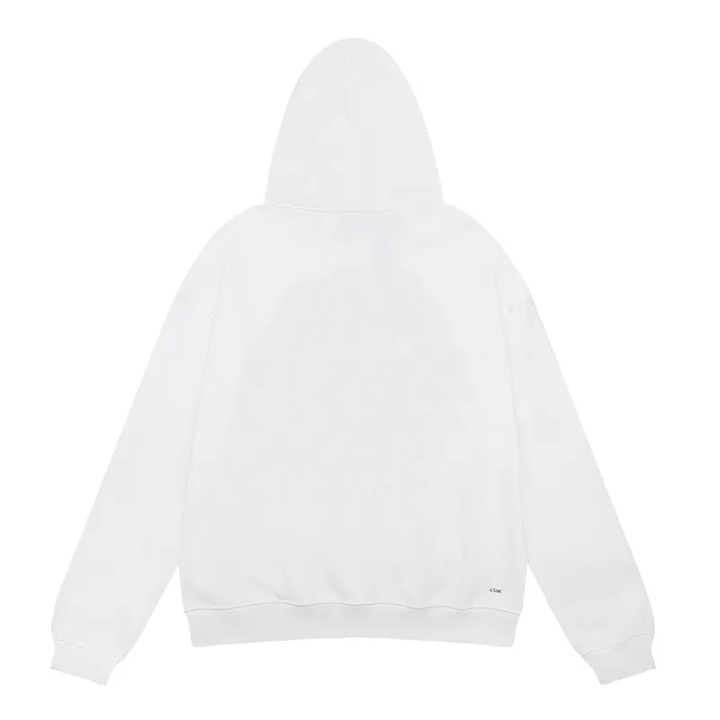 AMIRI Logo Print Hoodie #9286 Black/White