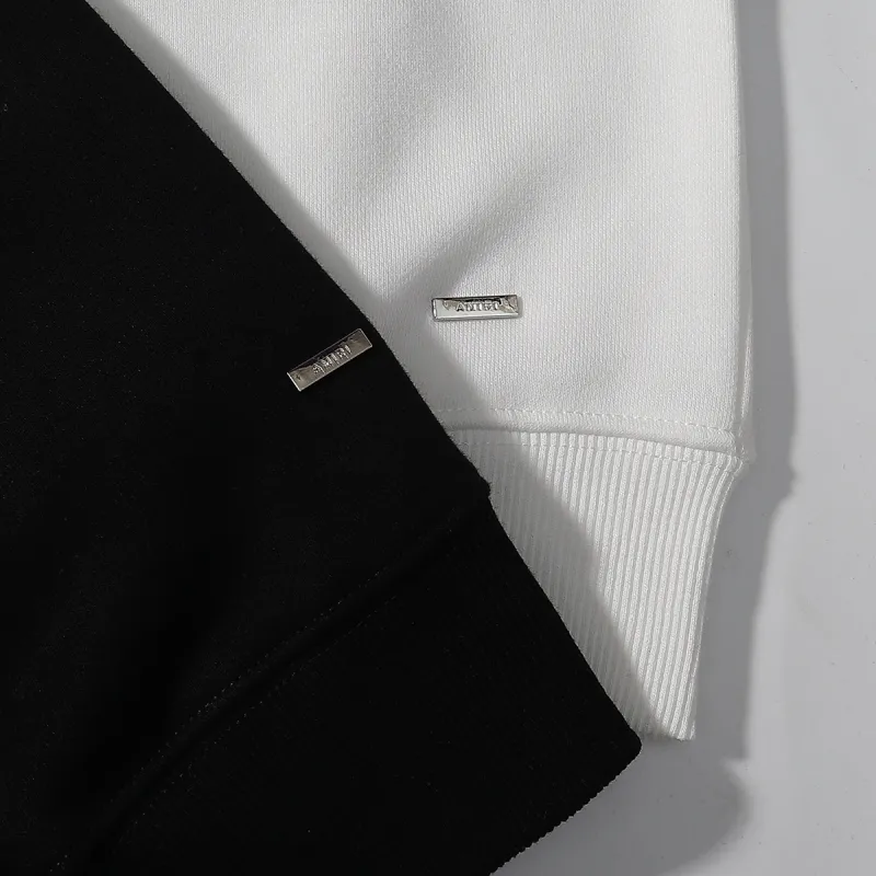 AMIRI Snake Print Hoodie #9287 Black/White