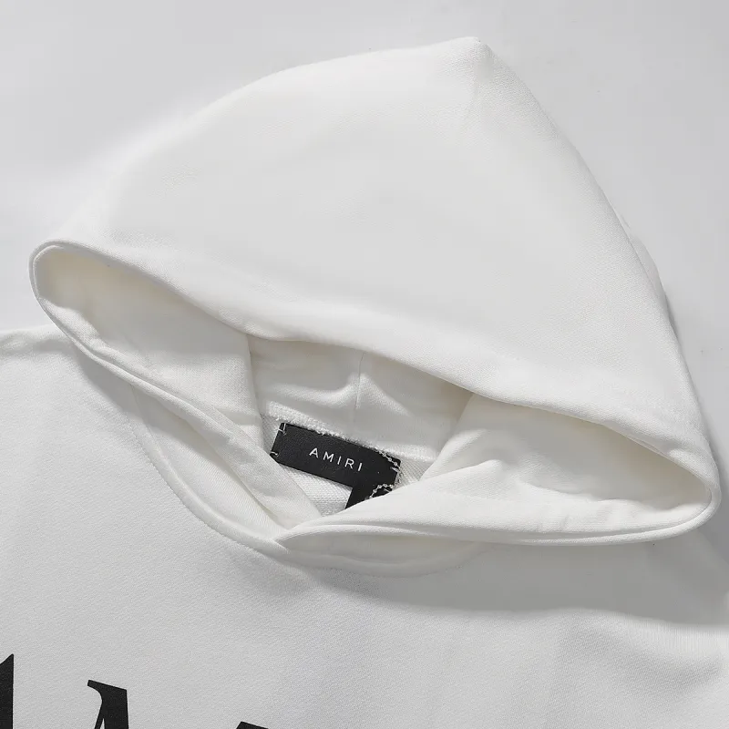 AMIRI Snake Print Hoodie #9287 Black/White