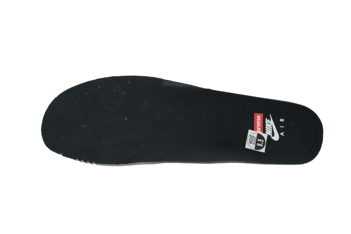 Nike Supreme x Air Force 1 Low Box Logo - Black White CU9225-002