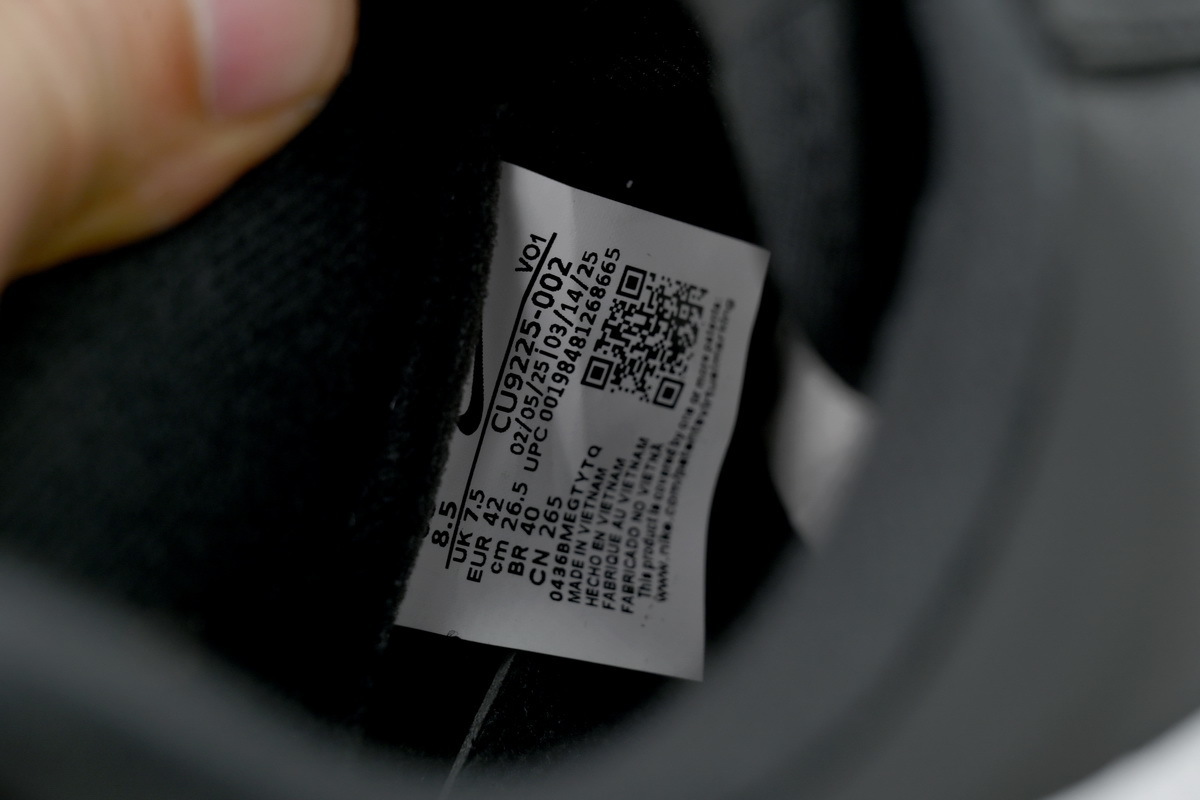 Nike Supreme x Air Force 1 Low Box Logo - Black White CU9225-002