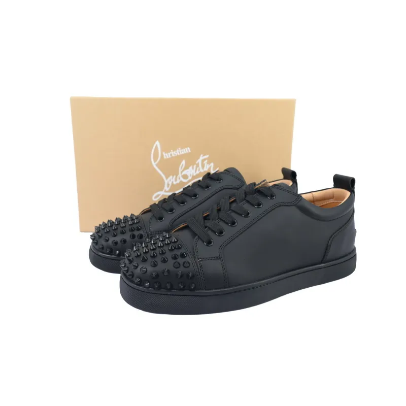 Christian Louboutin Louis Junior Spikes Flat Black 1130573CM53