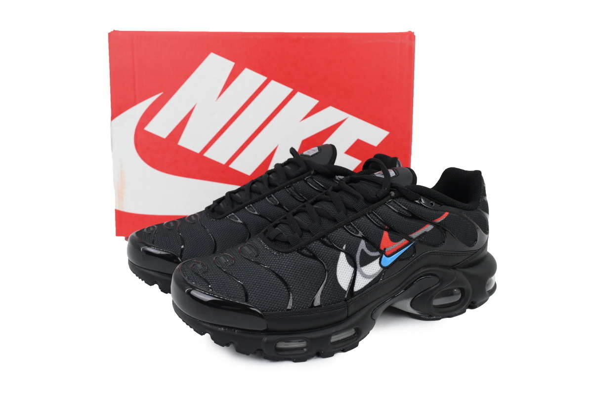 Nike Air Max Plus Multi Swoosh - Black Bright Crimson FJ4224-001 