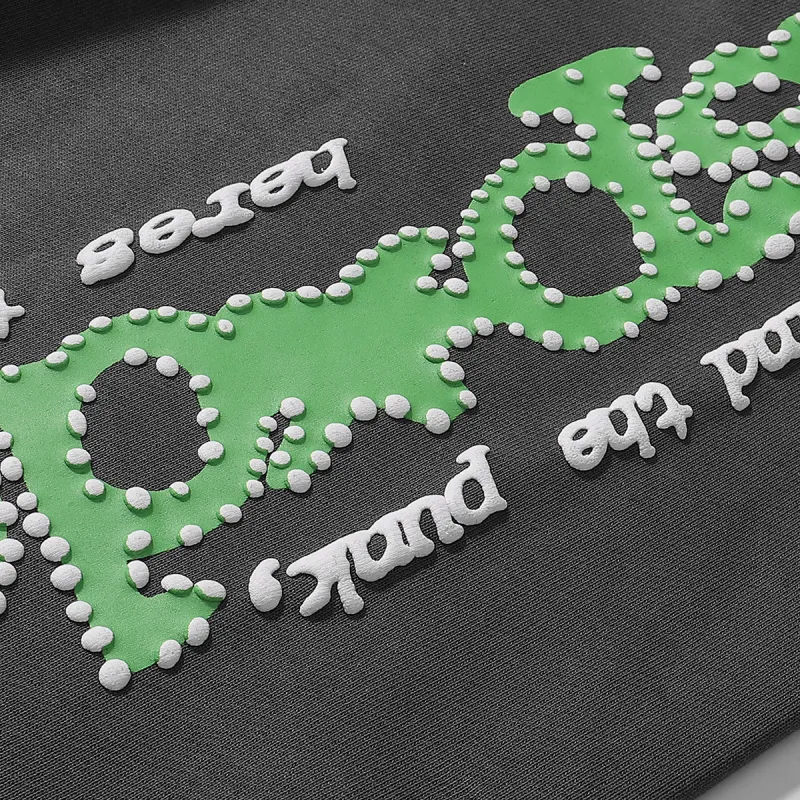 Sp5der Punk V2 Hoodie & Sweatpant Set Slate Grey