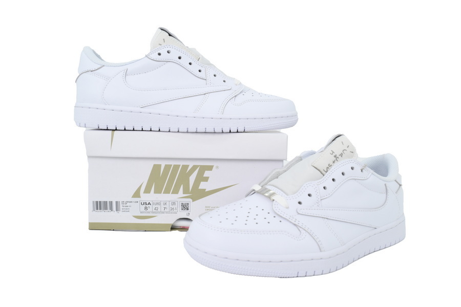 Travis Scott x Air Jordan 1 Retro Low OG SP Michael Rubin White TD1228-111