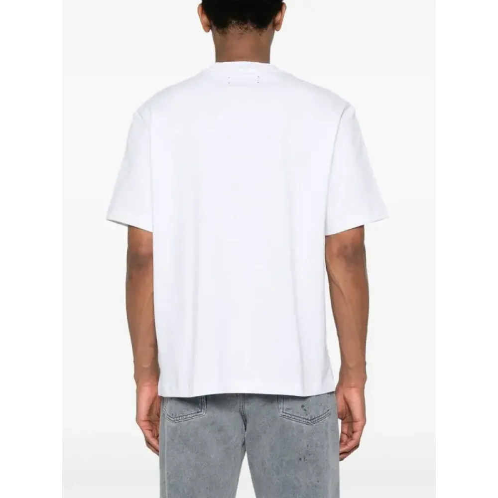 AMIRI White Staggered Chrome T-Shirt
