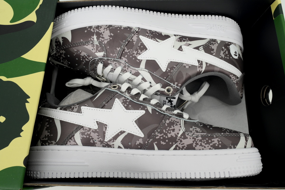 A Bathing Ape Bape Dark Gray Camouflage OZX-SHM931- 911P