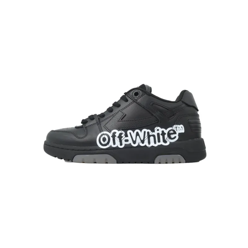 Off-White Out Of Office Black Print OMIA189S 22LEA004 1001