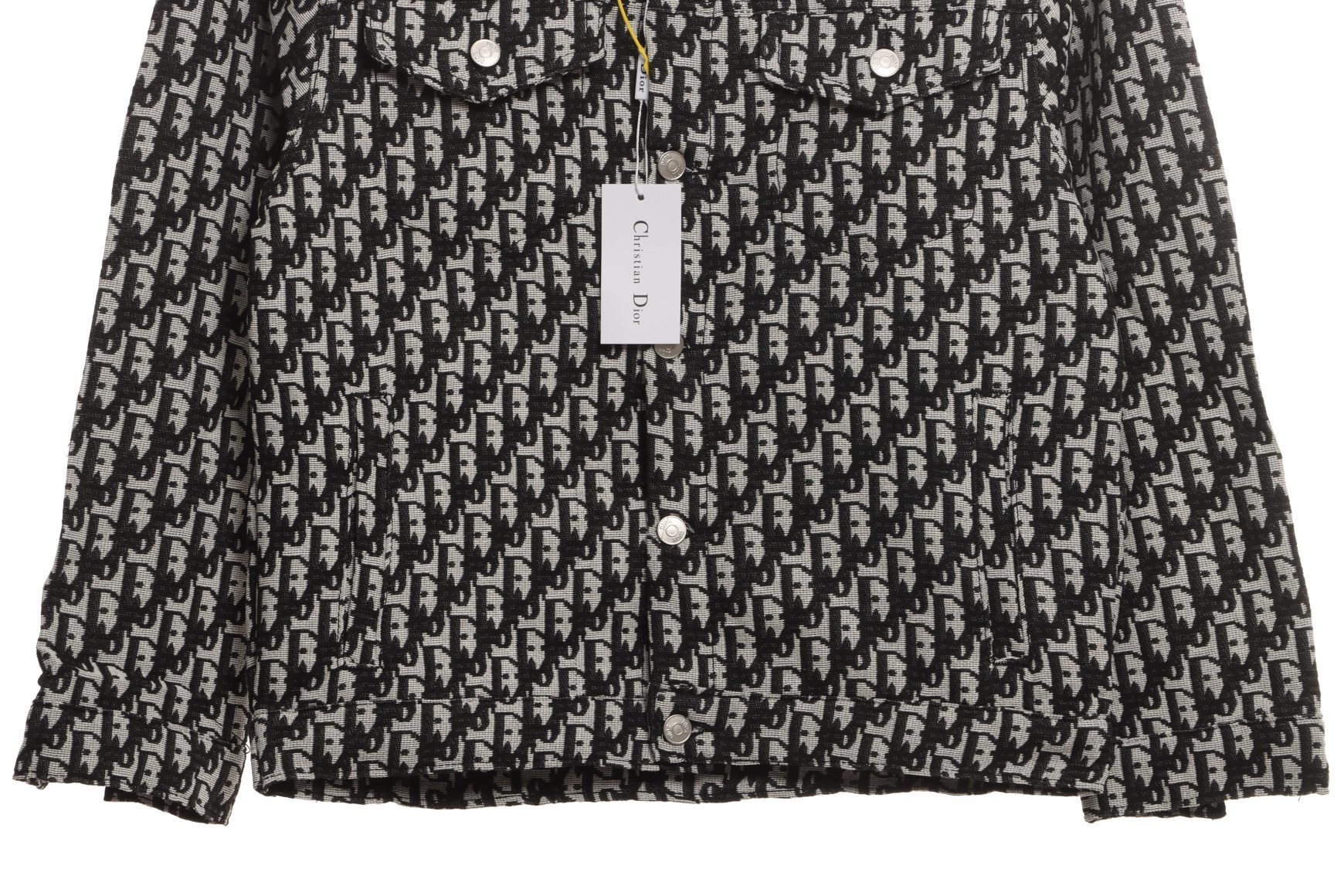 Dior Classic Monogram All-over Jacquard Silk Jacket