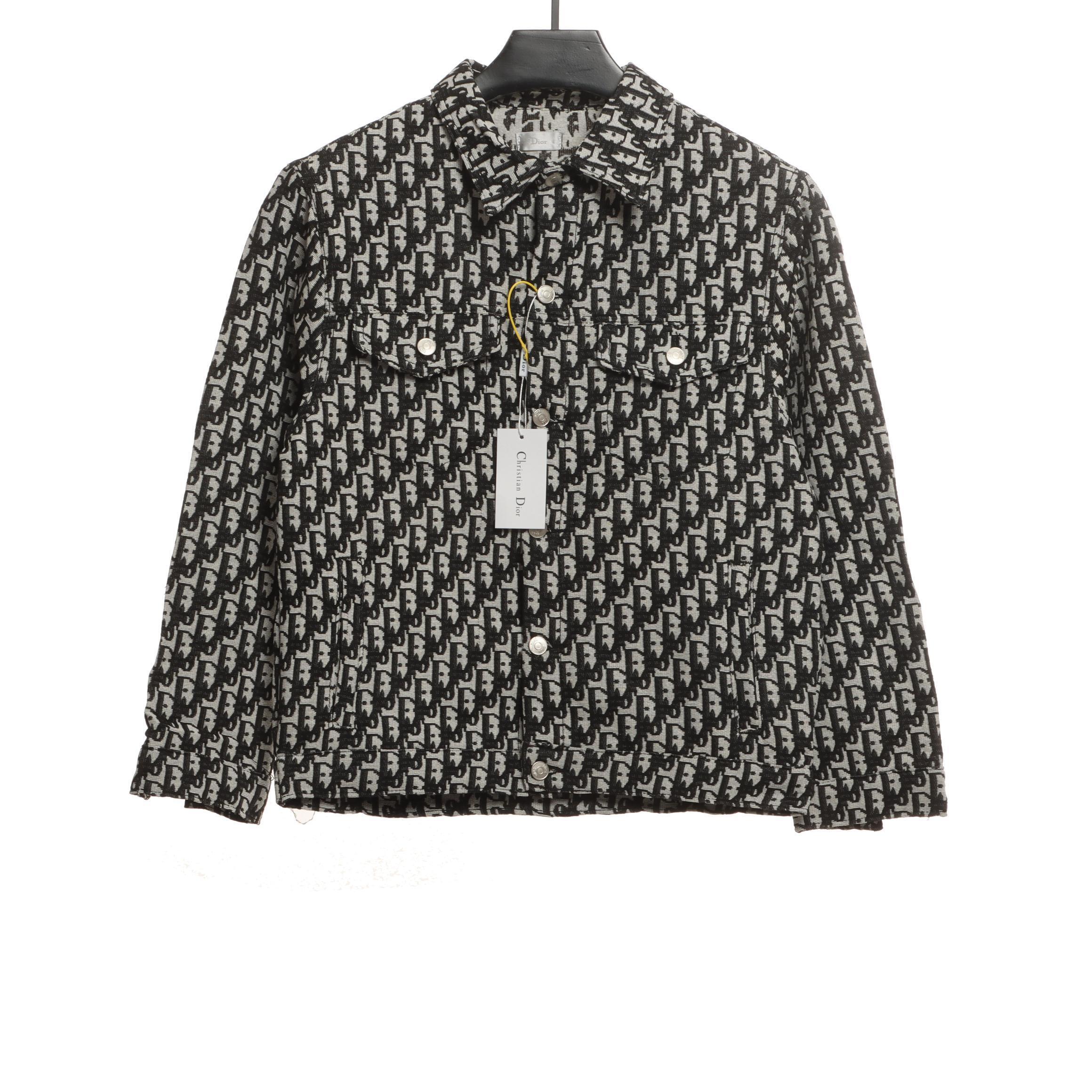 Dior Classic Monogram All-over Jacquard Silk Jacket