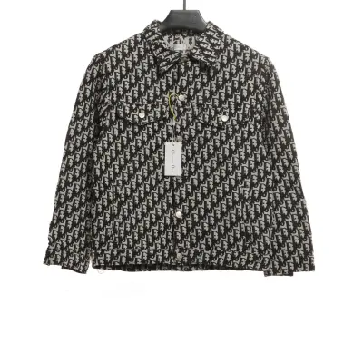 Dior Classic Monogram All-over Jacquard Silk Jacket 01