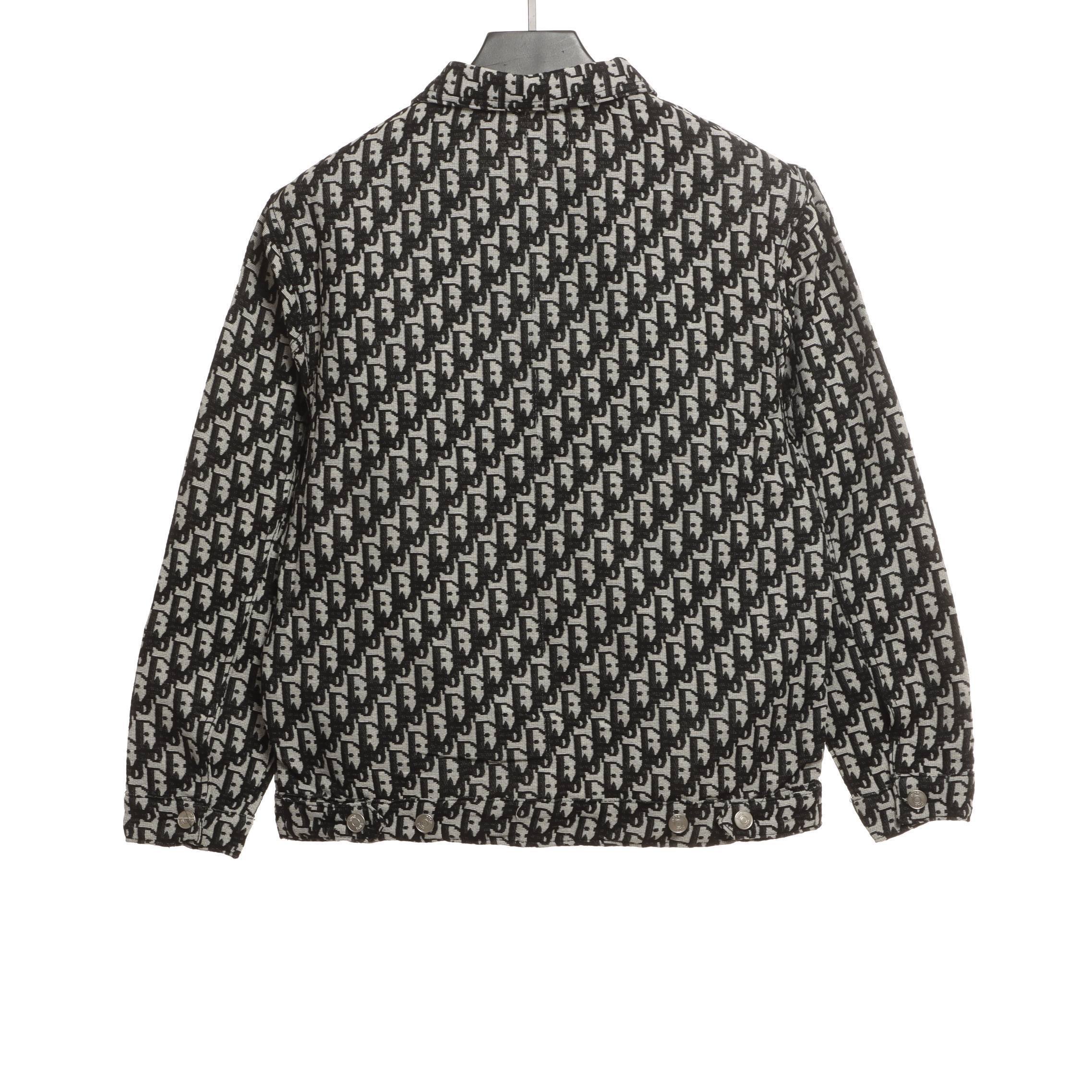 Dior Classic Monogram All-over Jacquard Silk Jacket