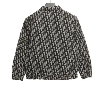 Dior Classic Monogram All-over Jacquard Silk Jacket 02