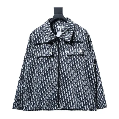 Dior Taffeta Technical Jacquard Fabric Jacket 01