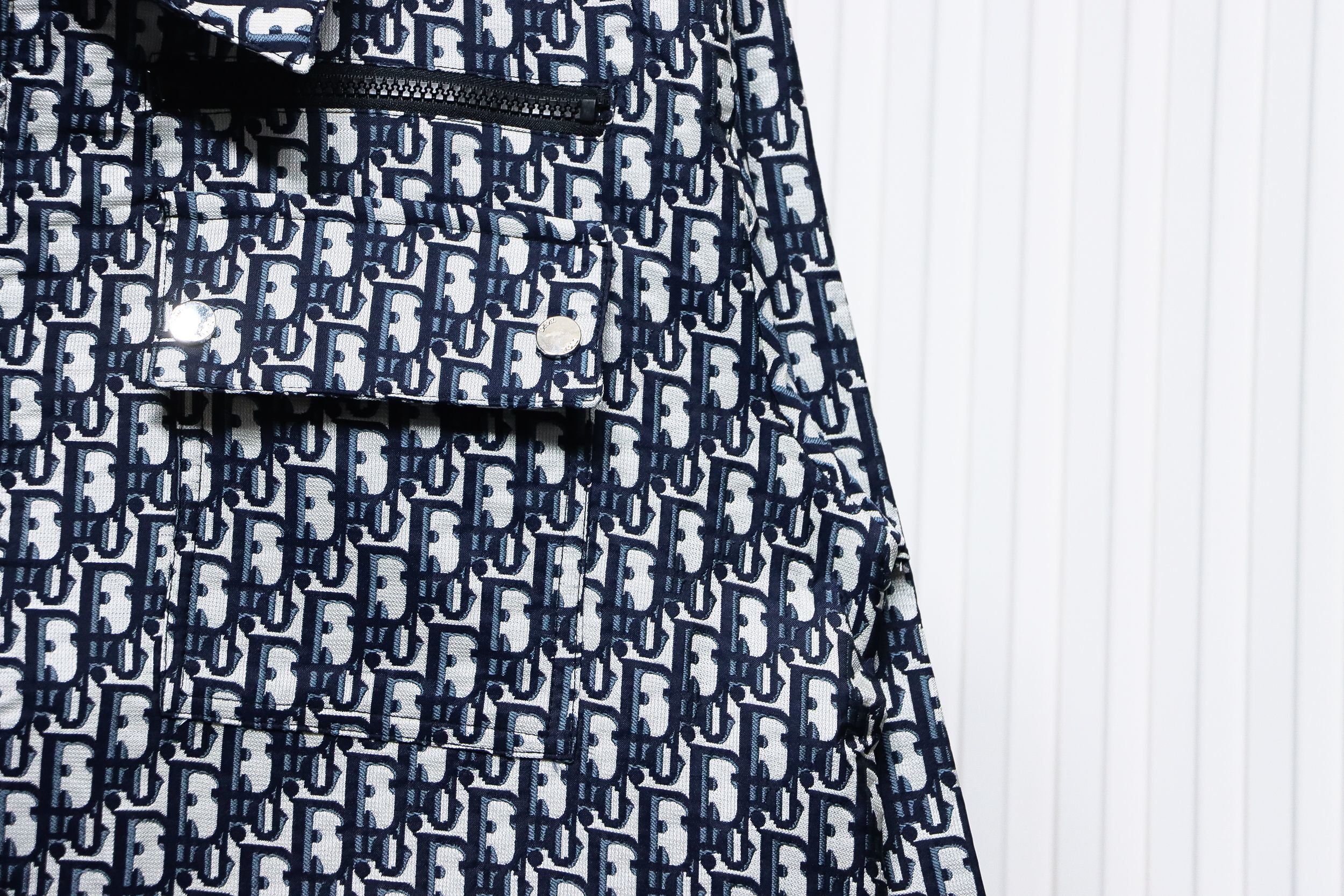 Dior Taffeta Technical Jacquard Fabric Jacket