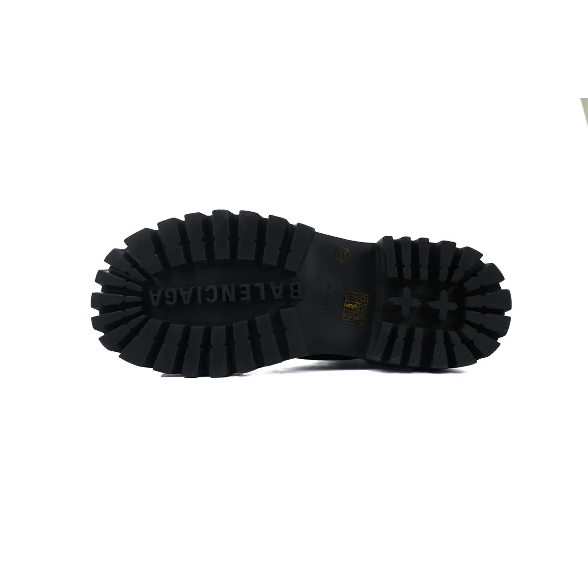 Balenciaga Strike 2MM Lace-up Boots in Black 694060-W2H11-1000