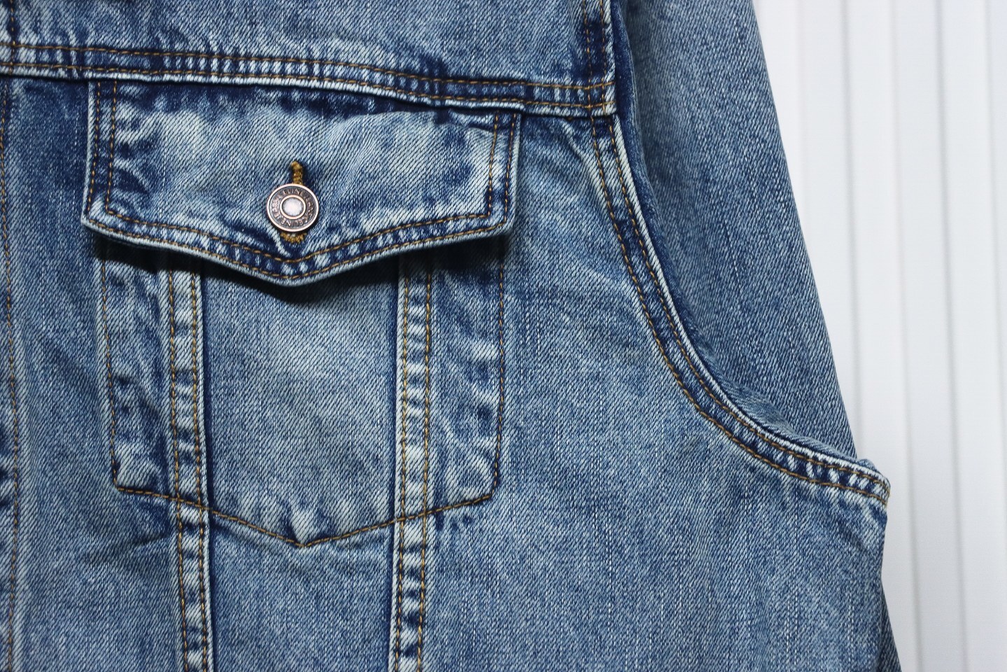 Celine CE 23FW Patchwork Hooded Denim Jacket