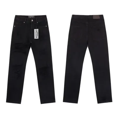 Godspeed Streetwear Denim Straight Biker Jeans #8209 Black 01