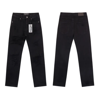 Godspeed Streetwear Denim Straight Biker Jeans #8209 Black 01