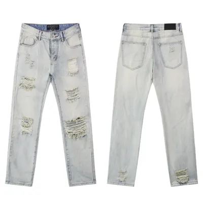 Godspeed Streetwear Denim Straight Biker Jeans #8209 Blue 01