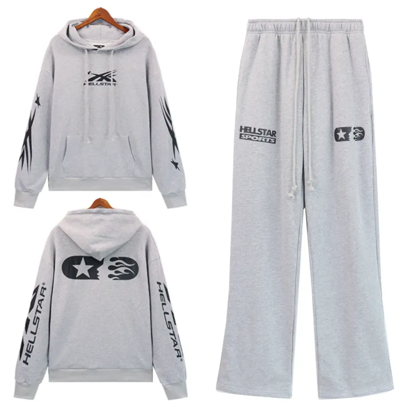 Hellsatr Tracksuit #8195 Gray Black