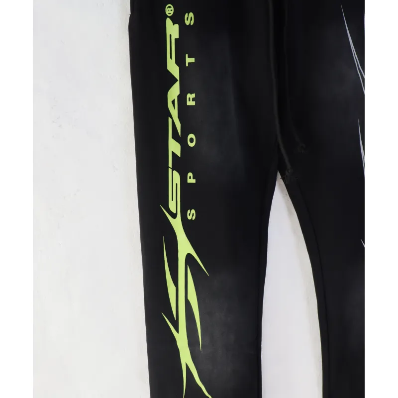 Hellstar Sports Hoodie & Sweatpants Set Black Green #5676-8232