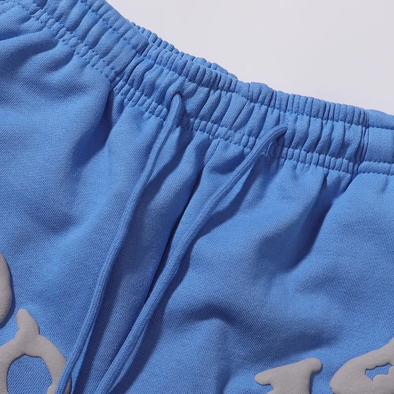 Sp5der OG Web V2 Hoodie & Sweatpant Set Dusty Blue #8225