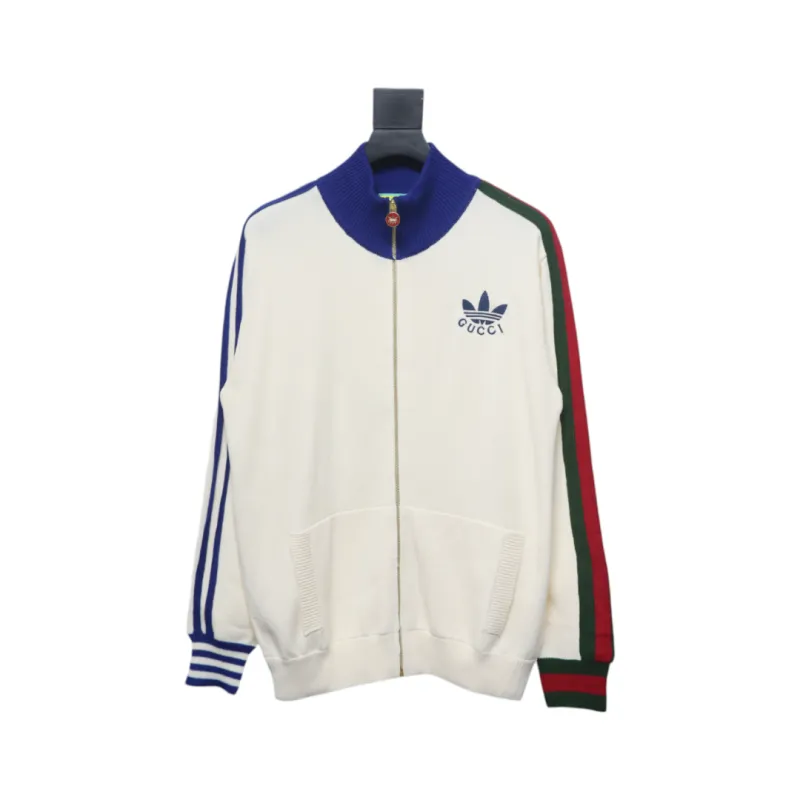 Adidas Originals x Gucci Zip-Up Jacket White