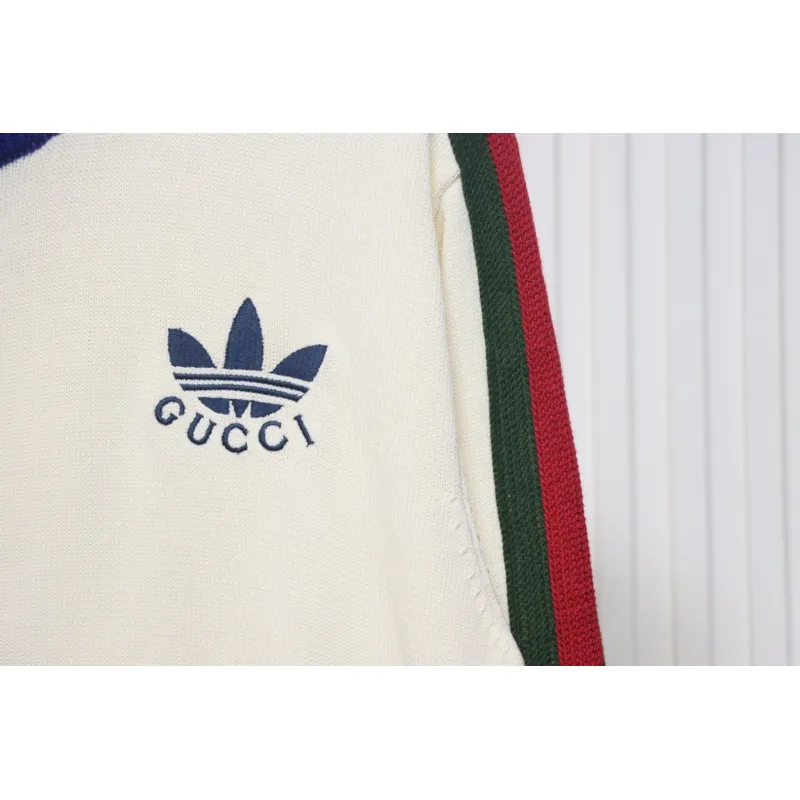 Adidas Originals x Gucci Zip-Up Jacket White