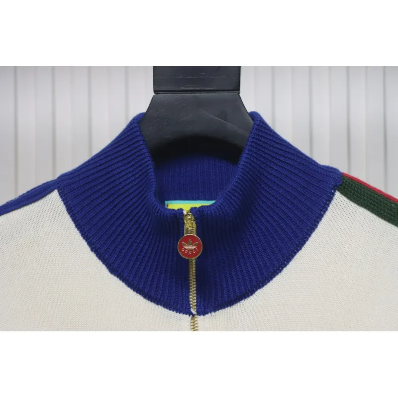 Adidas Originals x Gucci Zip-Up Jacket White