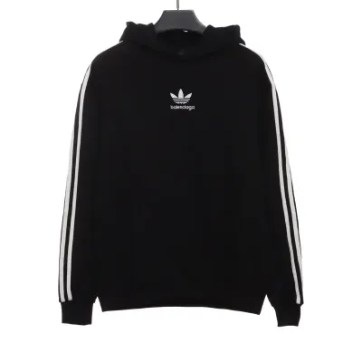 Balenciaga x Adidas Classic 3-Stripes Hoodie 01
