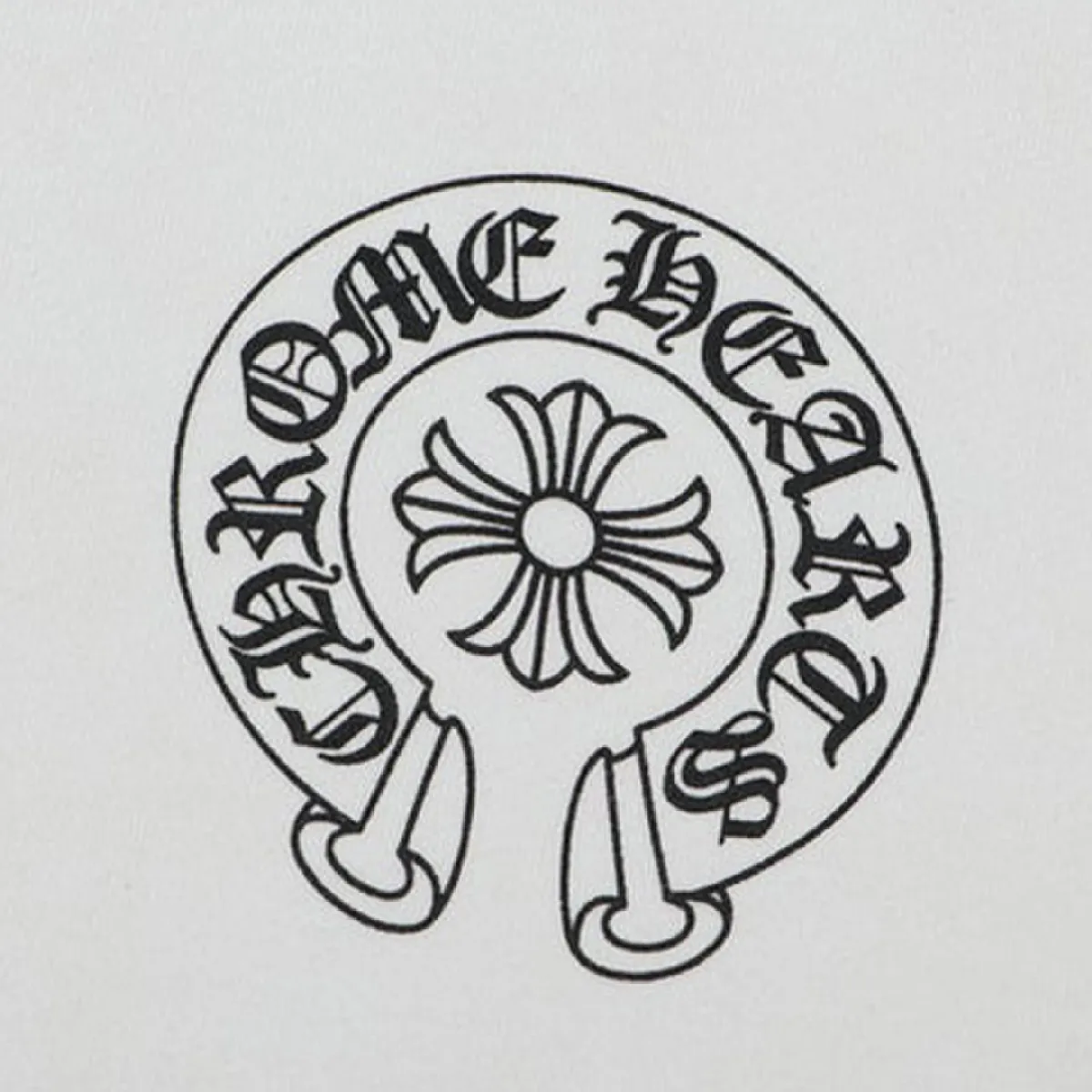 Chrome Hearts Multicolor Sleeve Zip Hoodie Black/White