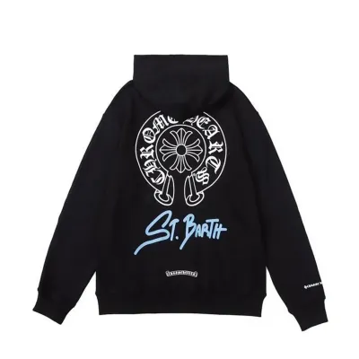 Chrome Hearts St. Barth Exclusive Zip Up Hoodie Black 02
