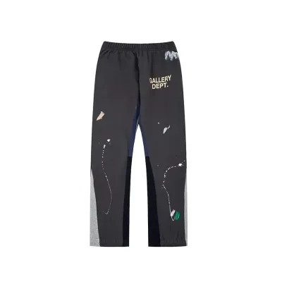 Gallery Dept. Painted Flare Sweat Pants Graffiti Line Dark Gray 01