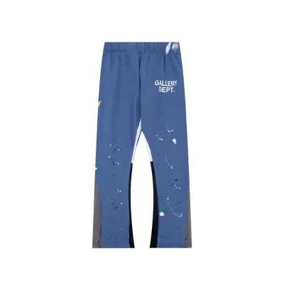 Gallery Dept. Painted Flare Sweat Pants Midnight Blue 01