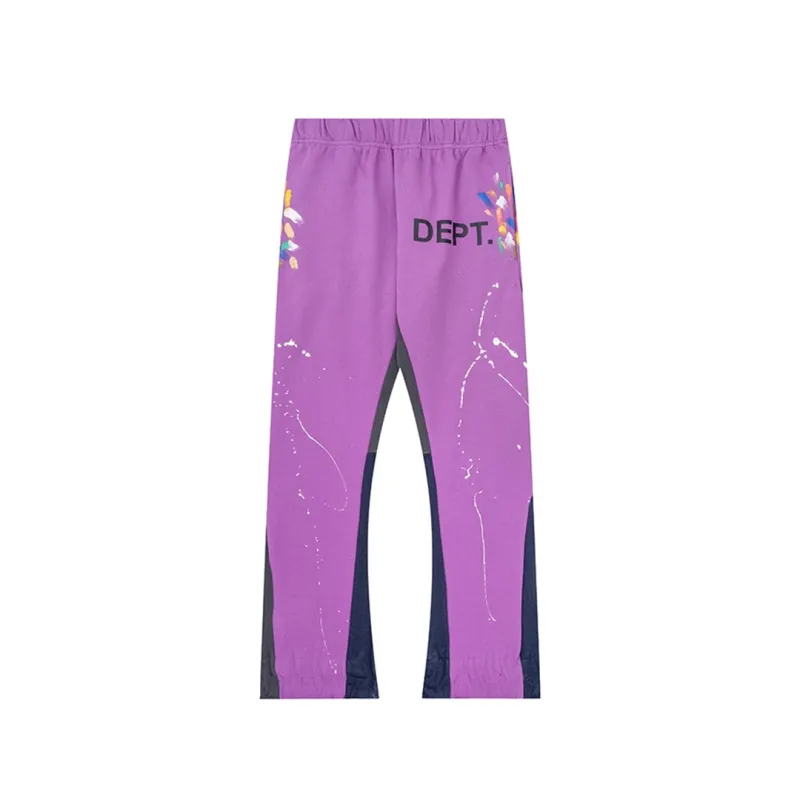 Gallery Dept. Painted Flare Sweat Pants Purple