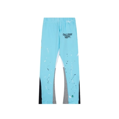 Gallery Dept. Painted Flare Sweat Pants Sky Blue 01