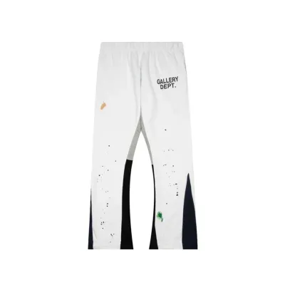 Gallery Dept. Painted Flare Sweat Pants White 01