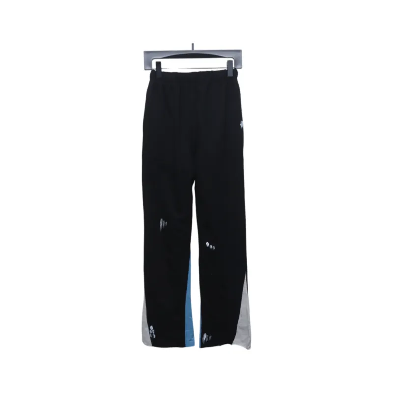 Gallery Dept Graffiti Splatter Sweatpants Black Blue