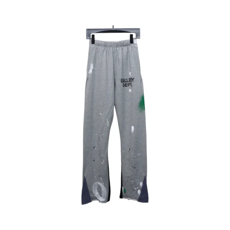 Gallery Dept Graffiti Splatter Sweatpants Gray