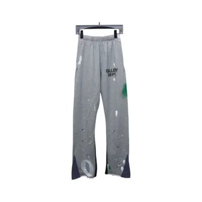 Gallery Dept Graffiti Splatter Sweatpants Gray 01