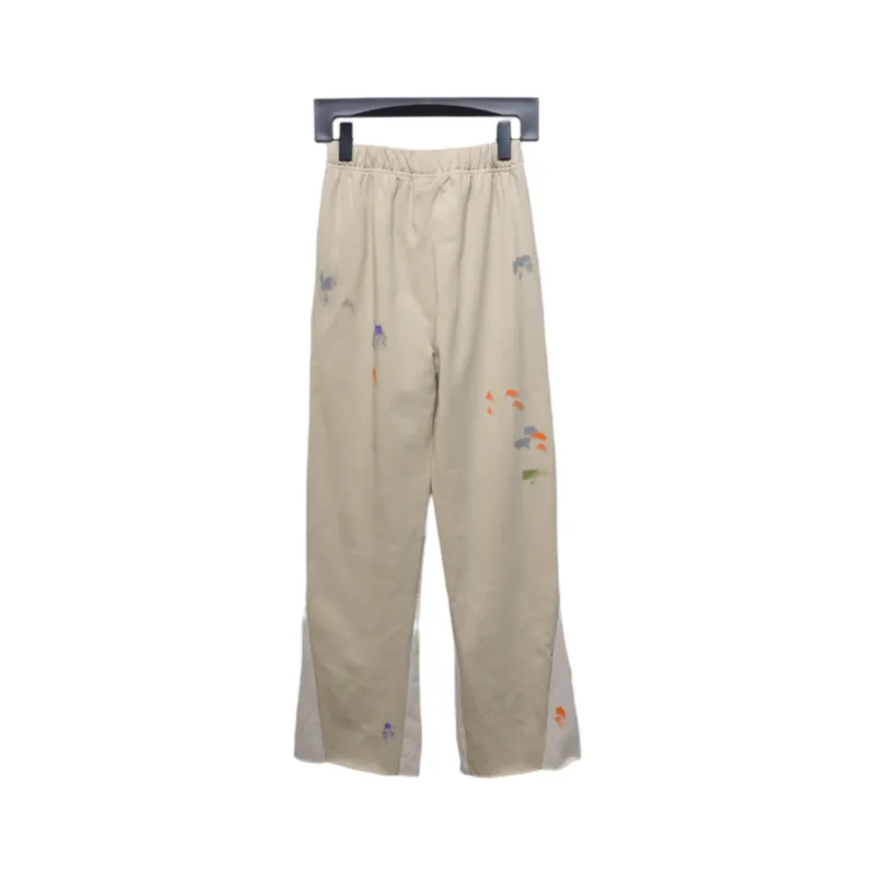 Gallery Dept Graffiti Splatter Sweatpants Yellow
