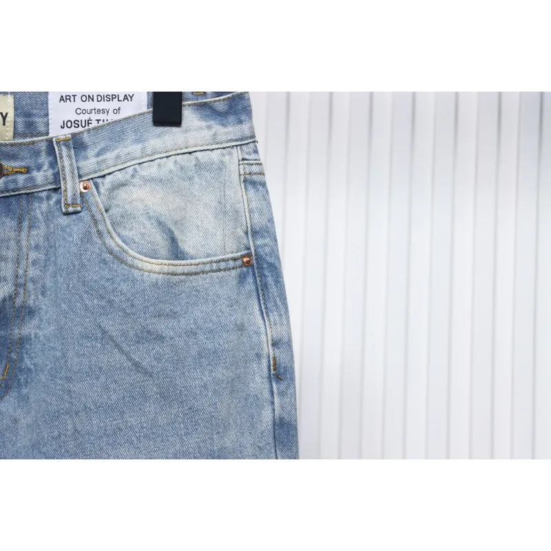 Gallery Dept Patchwork Flared Jeans Washed Blue