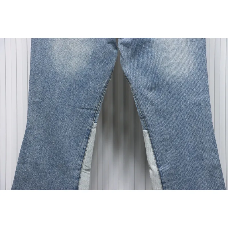 Gallery Dept Patchwork Flared Jeans Washed Blue