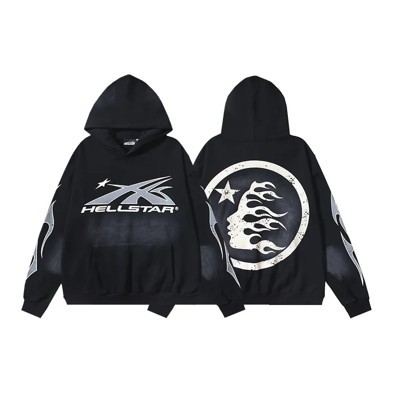 Hellstar Hoodies #2012 Black