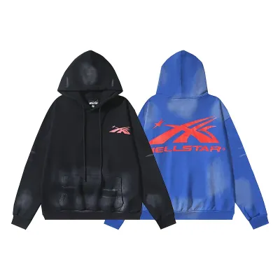 Hellstar Hoodies #2027 Blue/Black 01