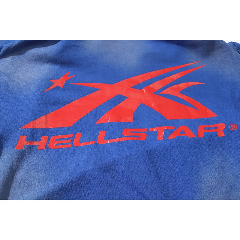 Hellstar Hoodies #2027 Blue/Black