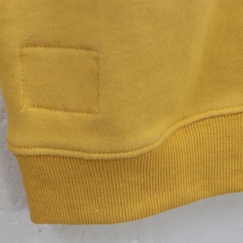 Hellstar Hoodie Terry Fabric Crewneck #7545 Yellow/White