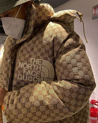 The North Face x Gucci Print Jacket Beige/Ebony