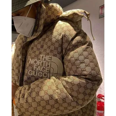 The North Face x Gucci Print Jacket Beige/Ebony 02